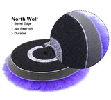 Northwolf 5 INCH Purple Wool Buffing Pad (Cutting Pad) (HI-51616PWP)